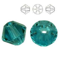 5328 MM 6 Swarovski XILION Bicone INDICOLITE