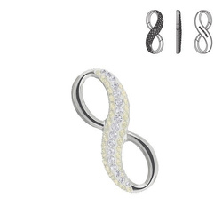 67402 MM 20 Pavé Infinity WHITE OPAL MOONLIGHT