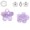 6744 MM 14 Swarovski Flower VIOLET