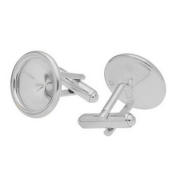 MT-73/14 Cufflinks base Silver 925