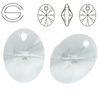 6028 MM 18 Swarovski Oval CRYSTAL