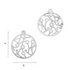 CL-415 FLOWERS Pendant 11,9 mm Sterling Silver 925