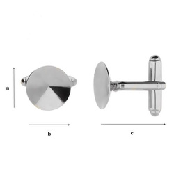 MT-43/12 Cufflinks base Silver 925