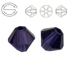 5328 MM 3 Swarovski XILION Bicone PURPLE VELVET 10 pcs.