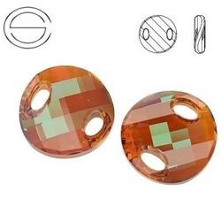 3221 MM 18 Swarovski Sew-on Twist COPPER COP