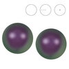 5818 MM 4 Swarovski IRIDESCENT PURPLE PEARL IPPRL