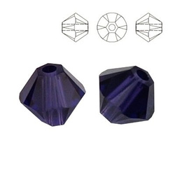 5328 MM 3 Swarovski XILION Bicone PURPLE VELVET 10 pcs.