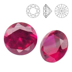 RD II MM 1,25 Cyrkonia - Corundum RUBY