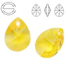 6128 MM 10 Swarovski Mini Pear LIGHT TOPAZ