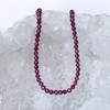 KN-RF-3,0 GAR Natural stone - round faceted - GARNET 10 pcs.