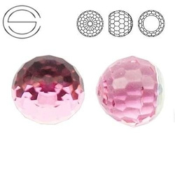 4869 MM 6 Swarovski Ball Crystal LIGHT ROSE CAVZ