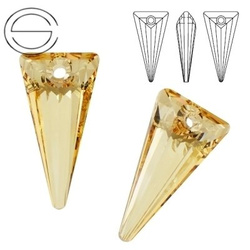 6480 MM 28 Swarovski Spike GOLDEN SHADOW GSHA