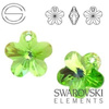 6744 MM 12 Swarovski Flower PERIDOT AB