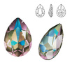 4320 MM 14 Swarovski Pear-shaped ARMY GREEN DELITE