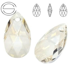 6106 MM 16 Swarovski Pear-shaped SILVER SHADE SSHA