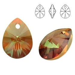 6128 MM 8 Swarovski Mini Pear COPPER COP