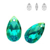 6106 MM 22 Swarovski Pear-shaped BLUE ZIRCON AB