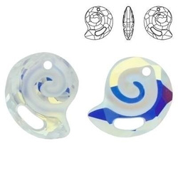 6731 MM 14 Swarovski Sea Snail Crystal AB