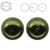 5818 MM 12 Swarovski DARK GREEN PEARL (DGRPRL)