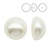 PRECIOSA 131-80-012 Button Pearl 1/2H 8 mm WHITE