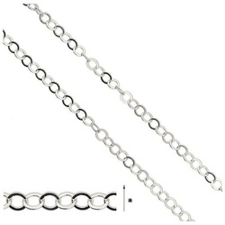 Rolo R 132 Sterling Silver 925 Silver Chain for Jewelry Making