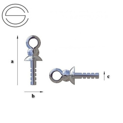 BBA-1 Ohrhaken haken ohrringe Silber 925