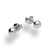 KSK-6 Silver ball stud earrings 6mm 925