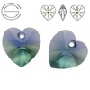 6228 MM 10 Swarovski Heart PROV. LAV. CHRYS. BL