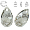 6106 MM 22 Swarovski Pear-shaped SILVER PATINA