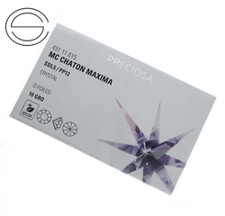 431-11-615 Chaton Maxima PP 12 CRYSTAL DF 1 pkg. = 1440 pcs.