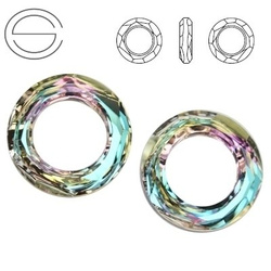 4139 MM 14 Swarovski Cosmic Ring VITRAIL LIGHT VL