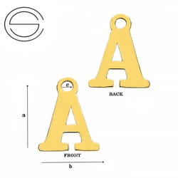 CLZ-682A Zawieszka Alfabet Literka A Srebro pr. 925