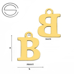 CLZ-682B Zawieszka Alfabet Literka B Srebro pr. 925
