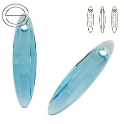 6470 MM 32 Swarovski Ellipse AQUAMARINE