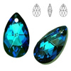 6106 MM 22 Swarovski Pear-shaped BERMUDA BLUE BBL