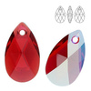 6106 MM 16 Swarovski Pear-shaped SCARLET SHIM