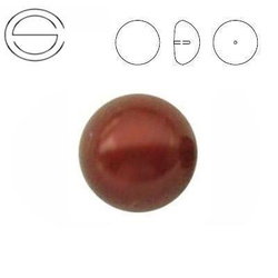 5817 MM 10 Swarovski Cabochon BORDEAUX PEARL