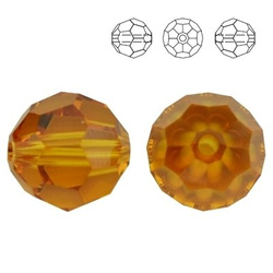 5000 MM 6 Swarovski Beads TOPAZ