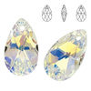 6106 MM 22 Swarovski Pear-shaped Crystal AB