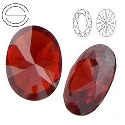 OV II MM 6 Cyrkonia (Cubic zircon) DARK GARNET