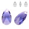 6106 MM 16 Swarovski Pear-shaped TANZANITE