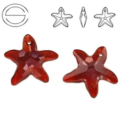 6721 MM 20 Swarovski Starfish RED MAGMA REDM