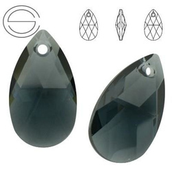 6106 MM 16 Swarovski Pear-shaped GRAPHITE