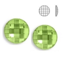 2035 MM 6 Swarovski Chessboard Circle PERIDOT F