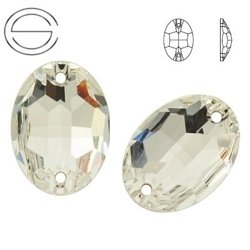 3210 MM 16 Swarovski Oval CRYSTAL F