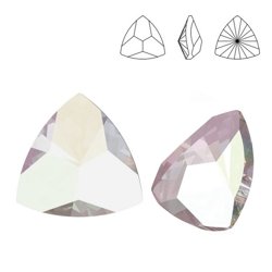 4799 MM 14 Swarovski Triangle Crystal AB F
