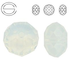 5040 MM 8 Swarovski Briolette WHITE OPAL