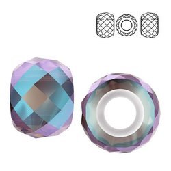 5043 MM 11 Swarovski Briolette XXL AMETHYST SHIM2x