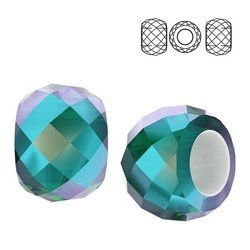 5043 MM 11 Swarovski Briolette XXL EMERALD SHIM2x