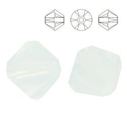 5328 MM 3 Swarovski XILION Bicone WHITE OPAL